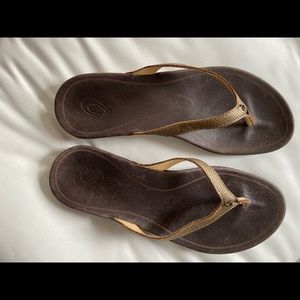 Olukai leather soled sandals